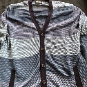 Vtg Gran Sasso Gradient Cardigan